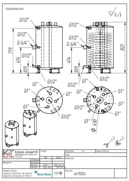 Isoleret Akkumuleringstank Comfort - 100 liter