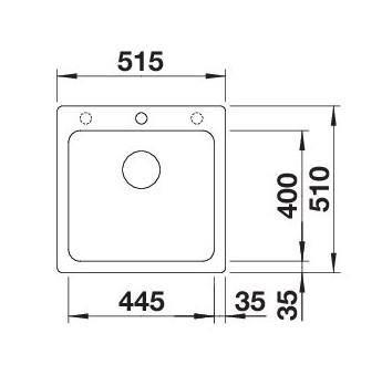 Blanco Naya 5 UX k&oslash;kkenvask - Hvid