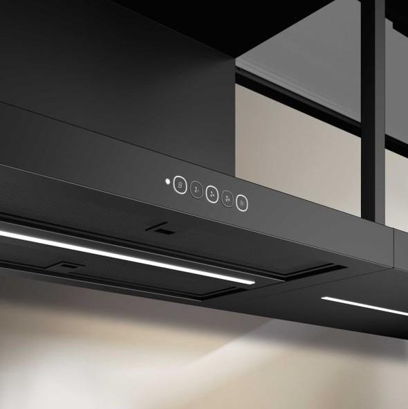 Eico Modular F60 BK Matt emh&aelig;tte til v&aelig;gmontering - Sort