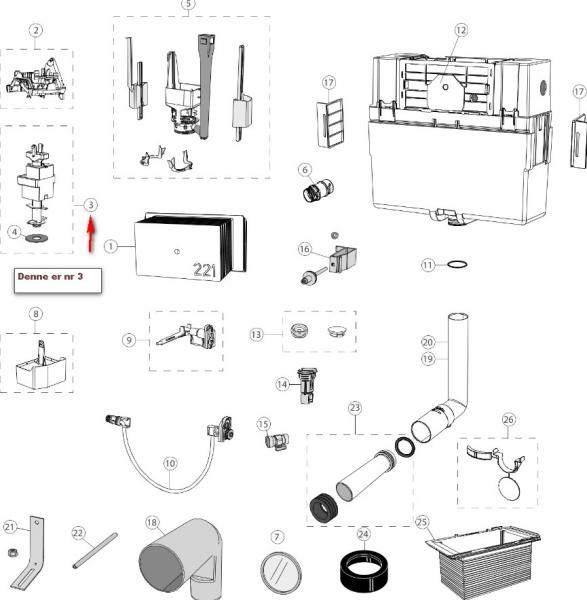 If&ouml; Sign overl&oslash;bsr&oslash;r til indb. cisterne