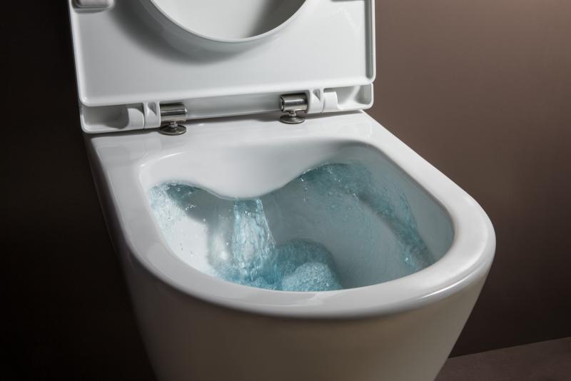 Laufen Roca Gap round v&aelig;gh&aelig;ngt toilet m/rimless og s&aelig;de m/softclose
