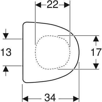 If&oslash; Cascade toilets&aelig;de til b&oslash;rnetoilet Hvid