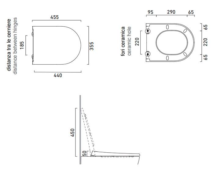 Catalano Eco toilets&aelig;de t/Sfera og Zero m/SoftClose og TakeOff