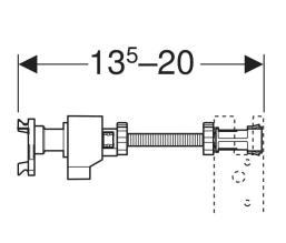 Geberit Duofix s&aelig;t v&aelig;gbeslag til enkelt- og systemmontering 2 stk