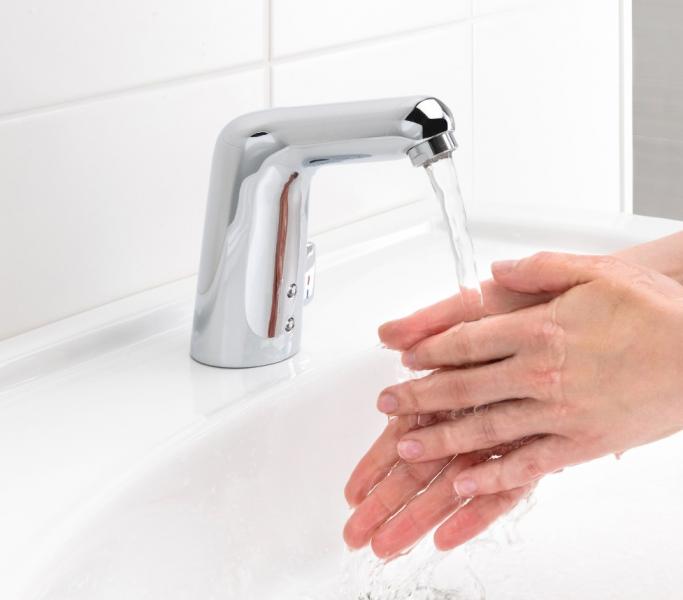 Oras Medipro ber&oslash;ringsfri vandhane m/bluetooth - Batteri