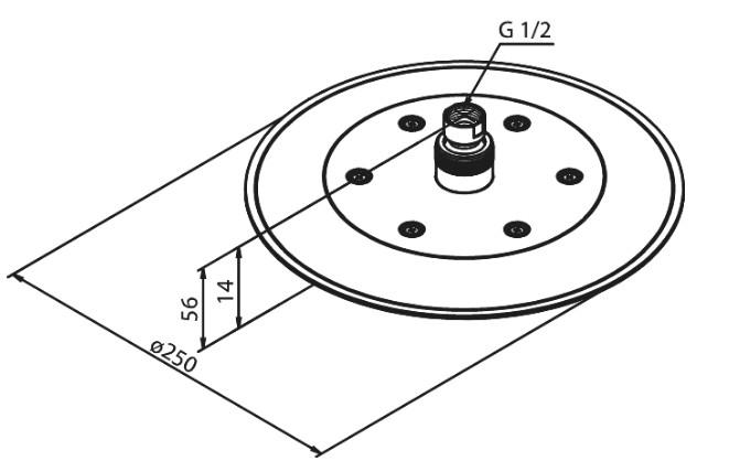 Damixa Silhouet hovedbruser - &Oslash;250 - Steel