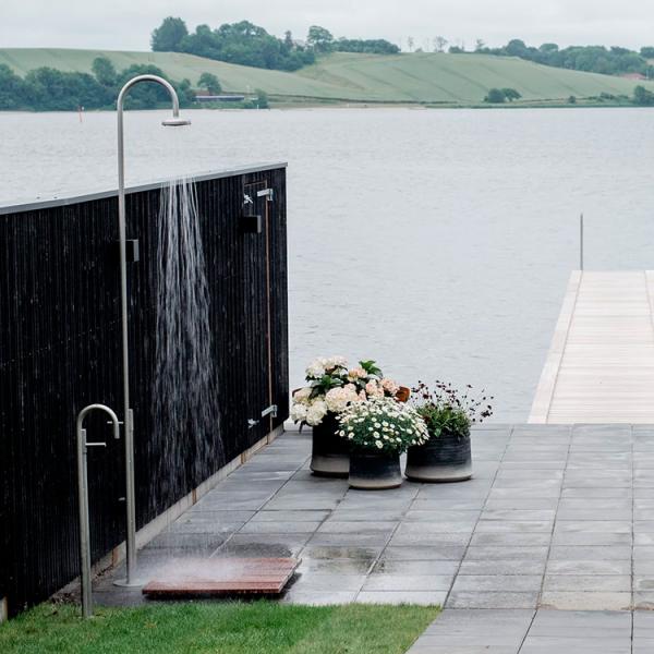 Frostline Duo fritst&aring;ende udebruser m/selvluk - Rustfrit st&aring;l