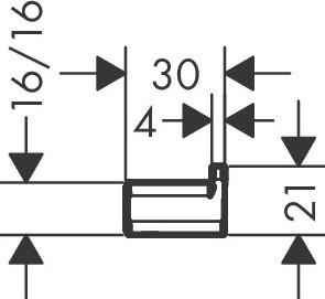 hansgrohe AddStoris enkel krog - Krom