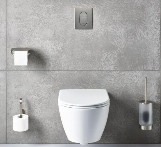 Grohe Selection toiletb&oslash;rste til v&aelig;g - Poleret warm sunset