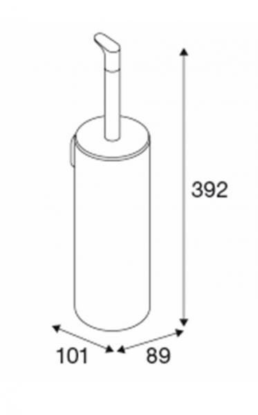 Pressalit Style komplet pakke til badev&aelig;relset - B&oslash;rstet messing/mat sort