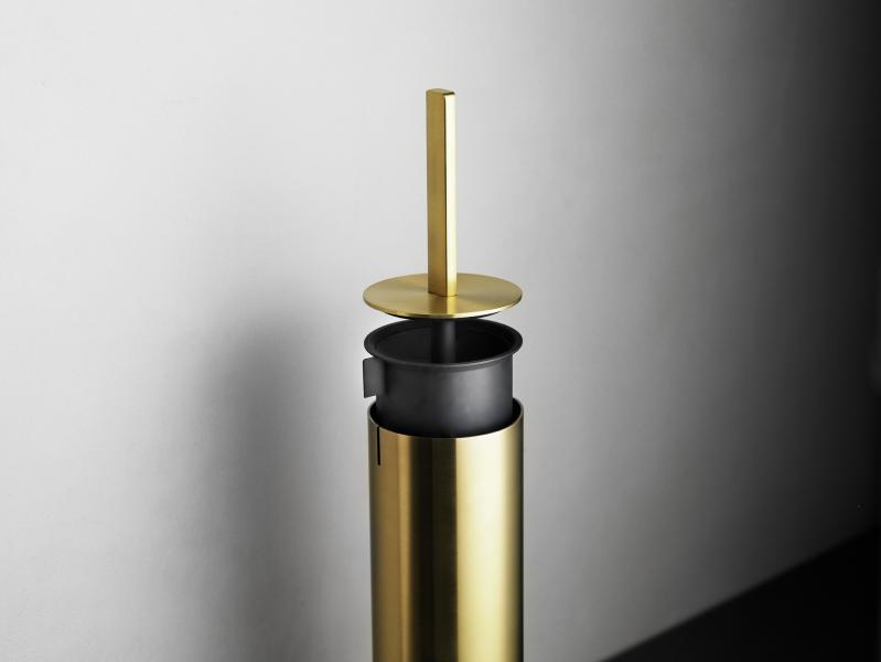 Unidrain ReFrame toiletb&oslash;rste til v&aelig;g - Messing