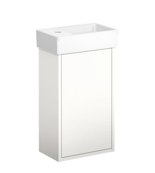 Gustavsberg Artic Small 33 m&oslash;bels&aelig;t - vask til h&oslash;jre - Hvid/hvid