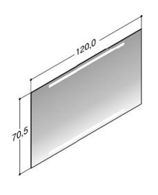 Dansani Mido Repeat spejl - Med sensor - 120 cm