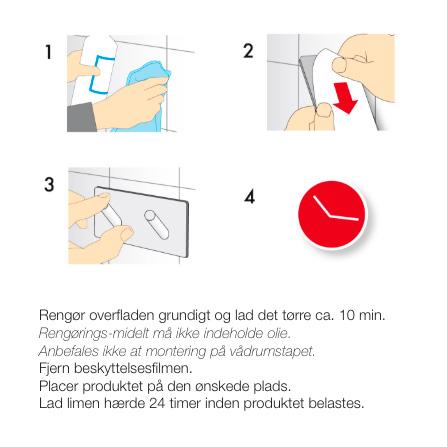 Beslagsboden selvkl&aelig;bende dobbeltkrog - Krom