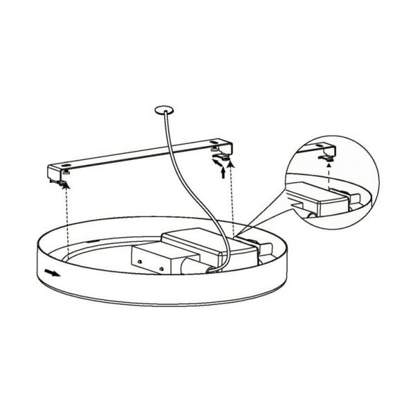 Eglo Fueva 5 p&aring;bygningslampe