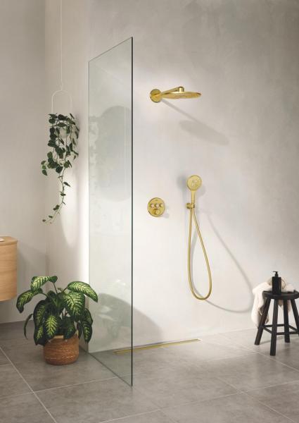 Grohe SmartControl komplet brusesystem med SmartActive brus til indbygning - B&oslash;rstet Cool Sunrise