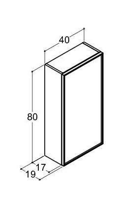 Dansani Luna Urban overskab - H&oslash;jreh&aelig;ngslet - Brun eg/Sort ramme