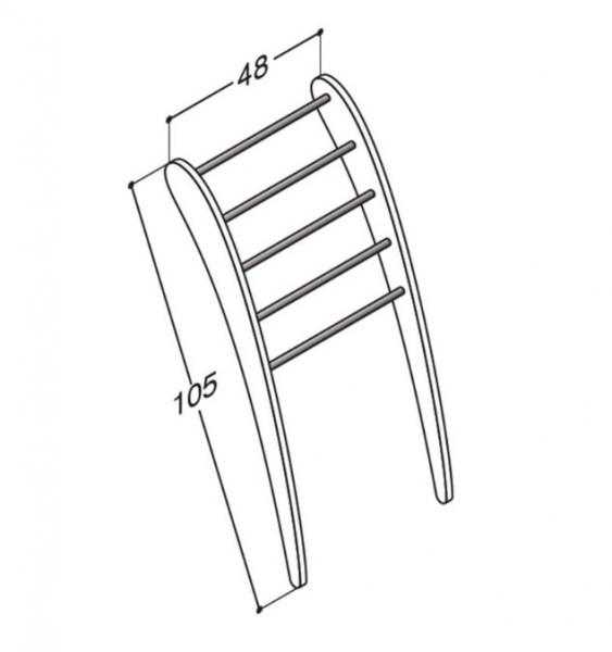 Dansani mobile H&aring;ndkl&aelig;deholder - Hvid mat
