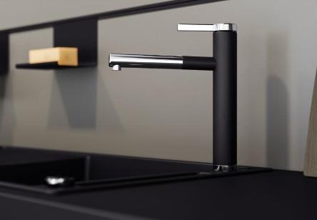 Blanco Linee-S k&oslash;kkenarmatur - Antracit/krom