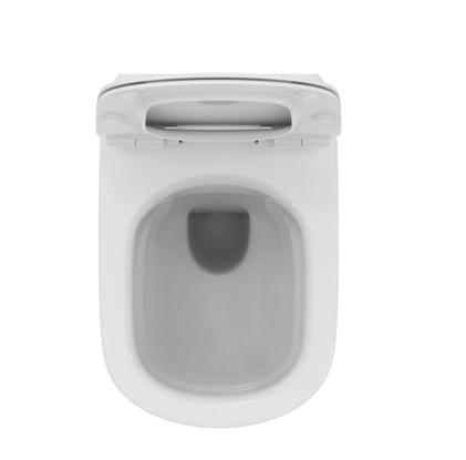 Ideal Standard Tesi Rimless+ v&aelig;gh&aelig;ngt toilet inkl/s&aelig;de m. softclose