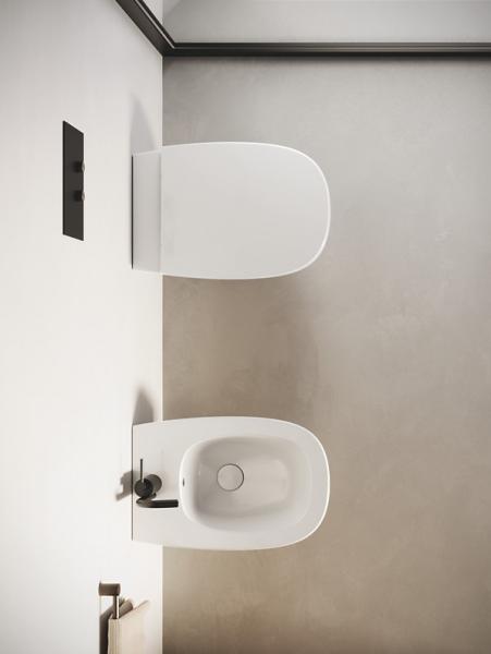 Catalano Alvea 53 v&aelig;gh&aelig;ngt toilet m/Silentech og CataGlaze+