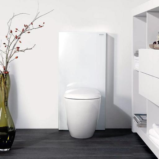 Geberit Monolith cisterne til gulvst&aring;ende toiletsk&aring;l - Hvid
