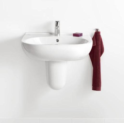 V&B O.novo 60 h&aring;ndvask t/v&aelig;g - 1/3 hanehuller