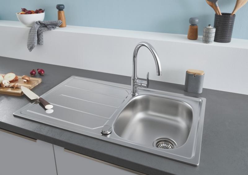 Grohe K200 k&oslash;kkenvask m/afl&oslash;bsbakke