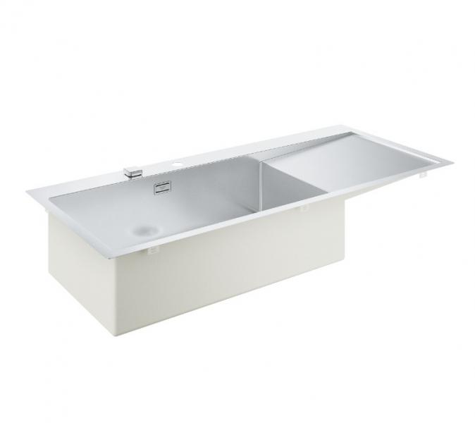 Grohe K1000 k&oslash;kkenvask m/afl&oslash;bsbakke - Venstre