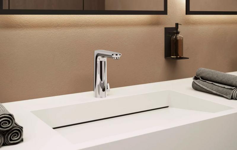 Oras Electra 9310FZ Safety ber&oslash;ringsfri vandhane - Batteri - Krom