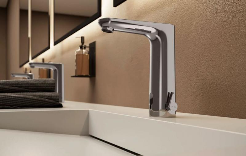 Oras Electra 9362FZ safety ber&oslash;ringsfri vandhane m/h&aring;ndbruser - Krom