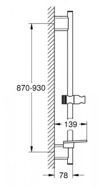 Grohe Rainshower SmartActive bruses&aelig;t - B&oslash;rstet cool sunrise