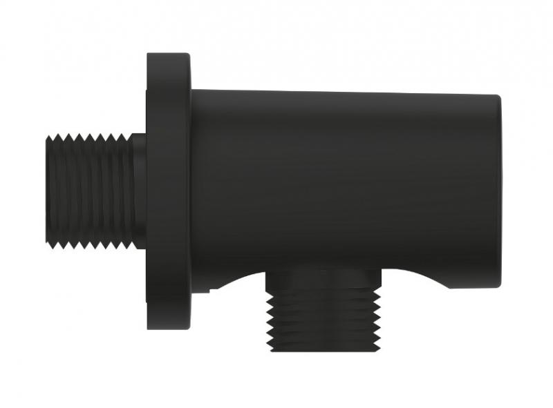 Grohe Rainshower tilslutningsb&oslash;jning til bruseslange - Mat sort