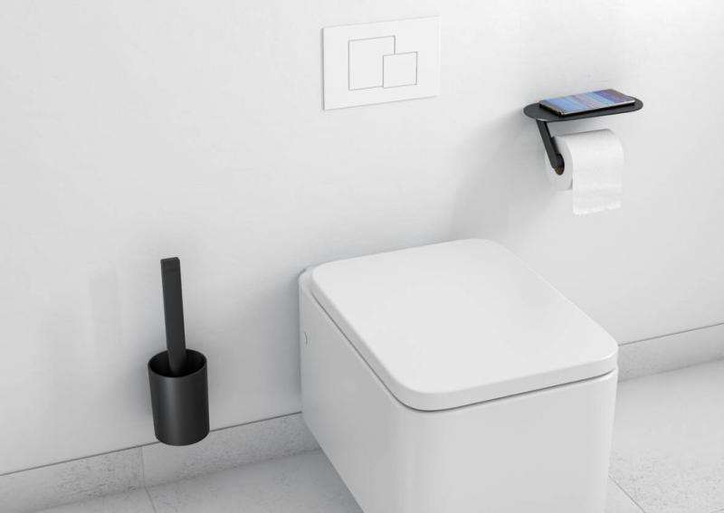 Hansgrohe WallStoris tilbeh&oslash;rss&aelig;t t/toilet - Mat sort