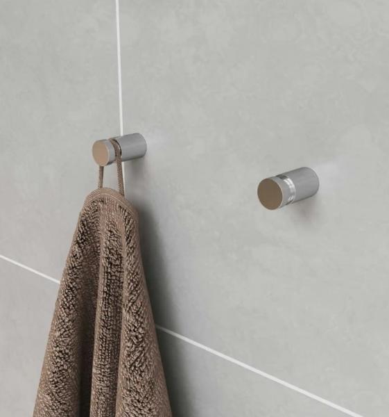 Lavabo Luna h&aring;ndkl&aelig;dekrog - 2 stk - Krom