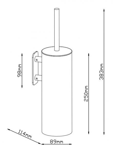 Lavabo Luna tilbeh&oslash;rspakke - Poleret messing