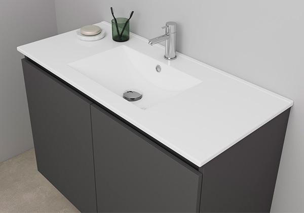 Sanibell Online 101 m&oslash;bels&aelig;t m/grebsfri l&aring;ger - Mat antracit - Flatpack