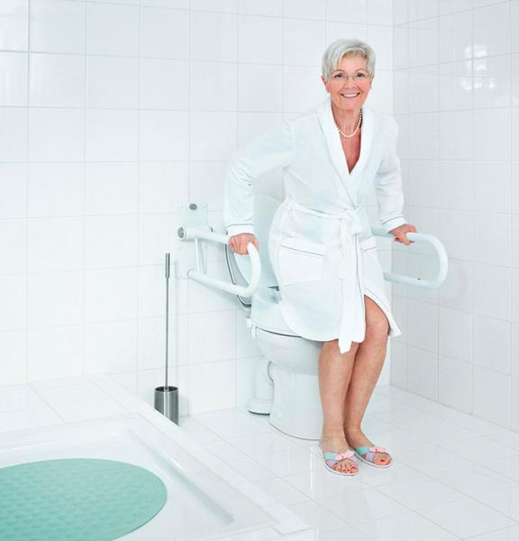 Ridder Assistent v&aelig;ggreb t/bad - Hvid