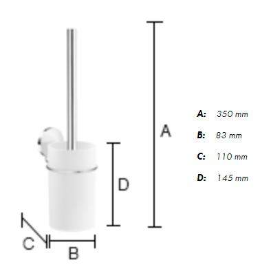 Beslagsboden selvkl&aelig;bende tilbeh&oslash;rspakke - Mat sort