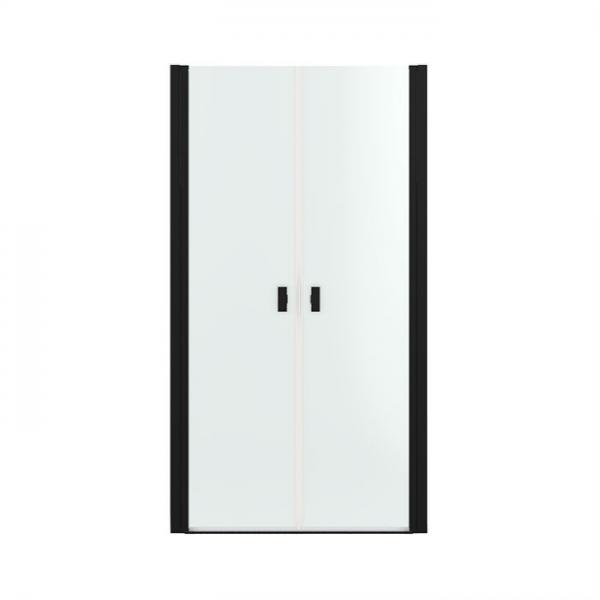 Str&oslash;mberg Noma 30 dobbelt svingd&oslash;r 800mm - Mat sort