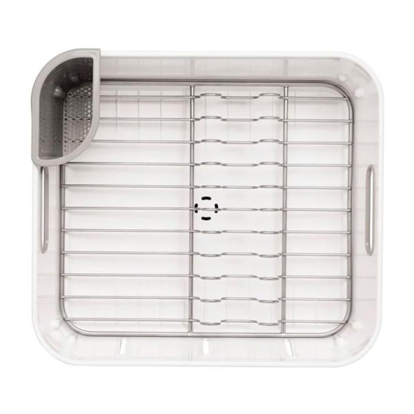 Simplehuman kompakt opvaskestativ i plast - Gr&aring;