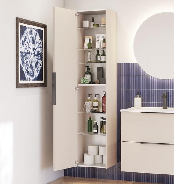 Dansani Mido+ Classic h&oslash;jskab m/1 l&aring;ge - Mat lysebl&aring;