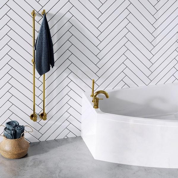 Str&oslash;mberg Nordum hj&oslash;rnebadekar - 158 x 118 - H&oslash;jre