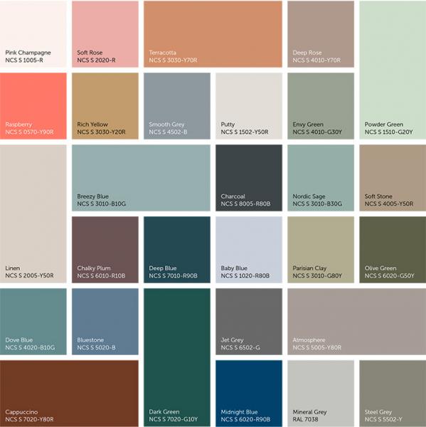 Dansani Luna Vintage 40 h&oslash;jskab A m/2 l&aring;ger og integrerede greb - H&oslash;jreh&aelig;ngslet - Valgfri farve