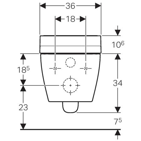 Geberit AquaClean Tuma Comfort douchetoilet - Hvid alpin