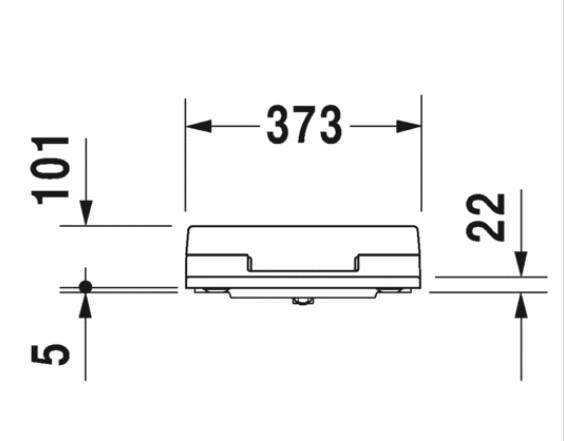Duravit Sensowash Slim bidets&aelig;de til Darling New og Starck