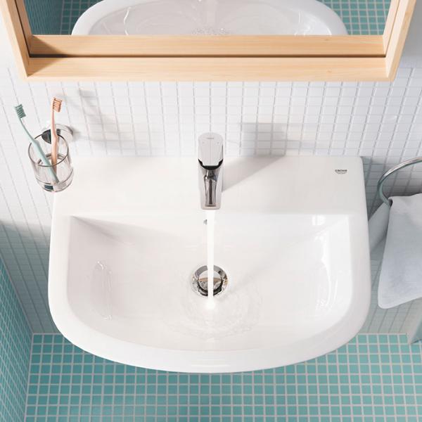 Grohe Bau 55 h&aring;ndvask t/v&aelig;g - 1 hanehul