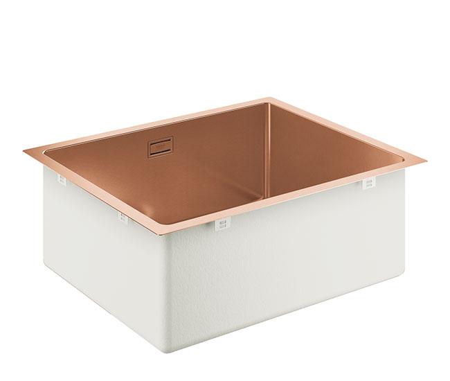 Grohe K700U rustfri st&aring;lvask - B&oslash;rstet Warm Sunset