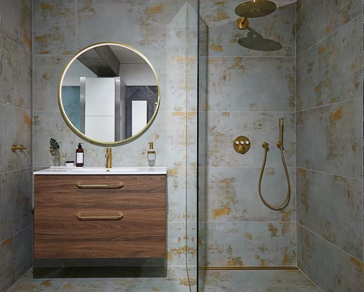 Grohe Essence New h&aring;ndvaskarmatur m/bundventil - B&oslash;rstet cool sunrise