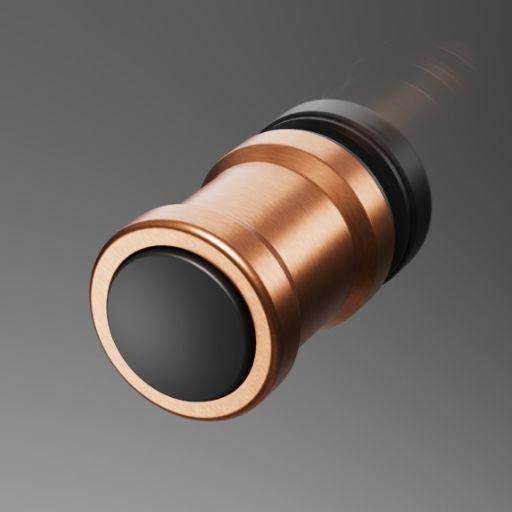 Str&oslash;mberg Noma 195 fastv&aelig;g m/folded&oslash;r 800mm - H&oslash;jre - B&oslash;rstet kobber